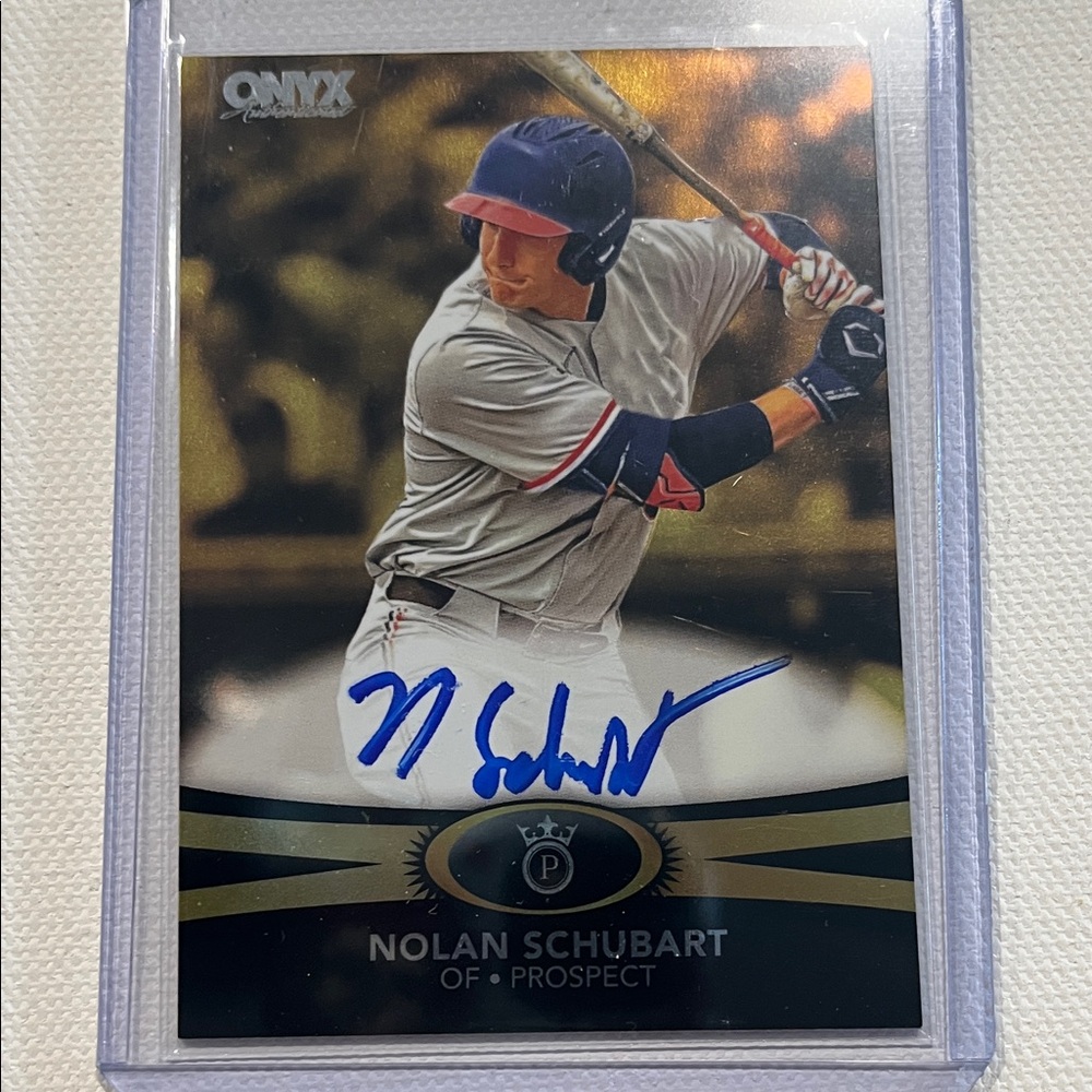 2023 Onyx Nolan Schubert 24/50 Autographed #OPNO